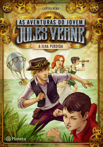 As aventuras do jovem Jules Verne, Planeta, A ilha perdida, O farol maldito, Capitão Nemo