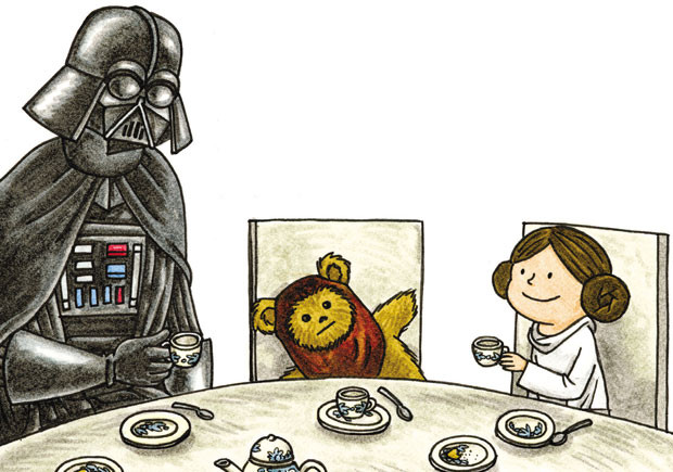 Darth Vader e filho, Darth Vader e a sua princezinha, Planeta, Jeffrey Brown