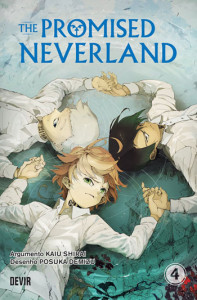 The Promised Neverland 4, The Promised Neverland , Devir, Deus Me Livro, Crítica, Quero Viver!, Kaiu Shirai, Posuka Demizu