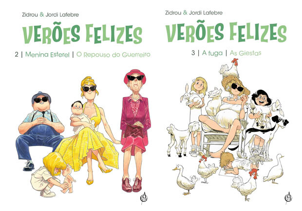 Verões Felizes 2, Menina Esterel, O Repouso do Guerreiro, Verões Felizes, Verões Felizes 3, A Fuga, As Giestas, Zidrou, Jordi Lafebre, Deus Me Livro, Crítica, Arte de Autor