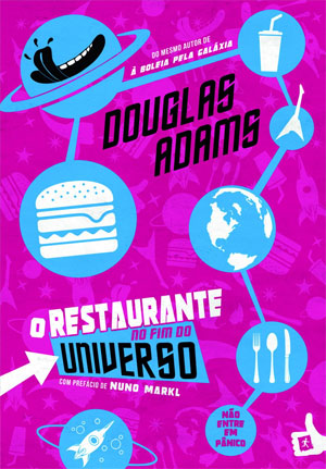 O Restaurante no Fim do Universo, Deus Me Livro, Crítica, Saída de Emergência, Douglas Adams