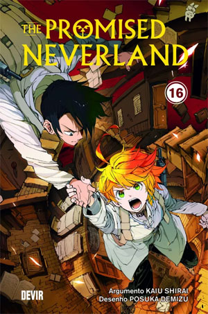 The Promised Neverland 16, The Promised Neverland, Deus Me Livro, Crítica, Devir, Lost Boy, Kaiu Shirai, Posuka Demizu