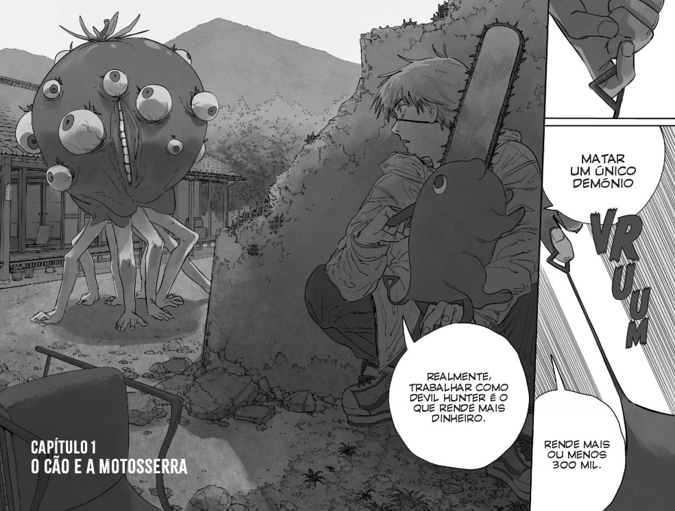 Mangá Chainsaw Man, Homem Motosserra Vol. 1 - Português Br