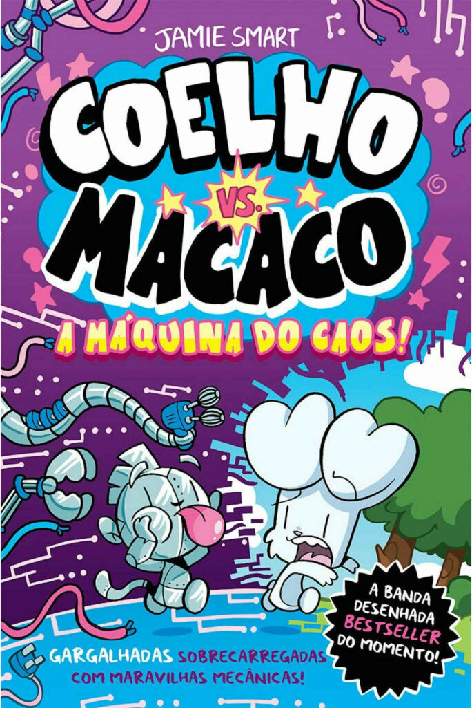Coelho vs. Macaco, Deus Me Livro, Crítica, Porto Editora, O Texugo Maníaco, A Máquina do Caos!, Jamie Smart
