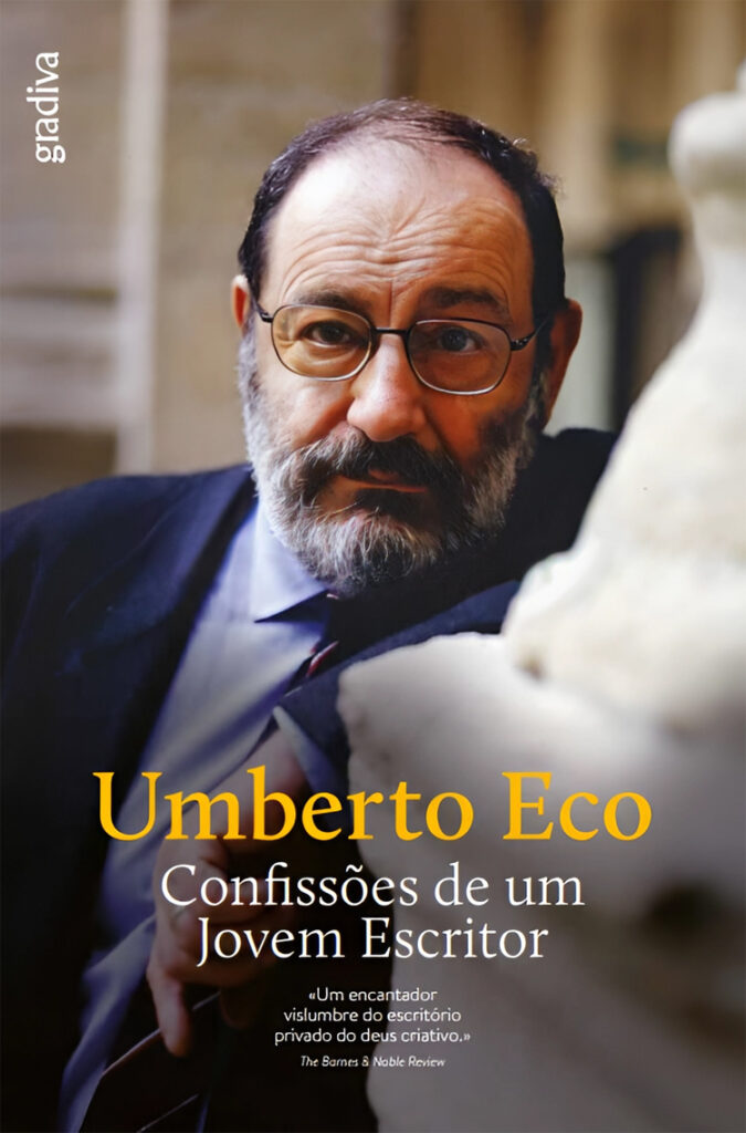 Curtas da Estante, Gradiva, Deus Me Livro, Confissões de um Jovem Escritor, Umberto Eco