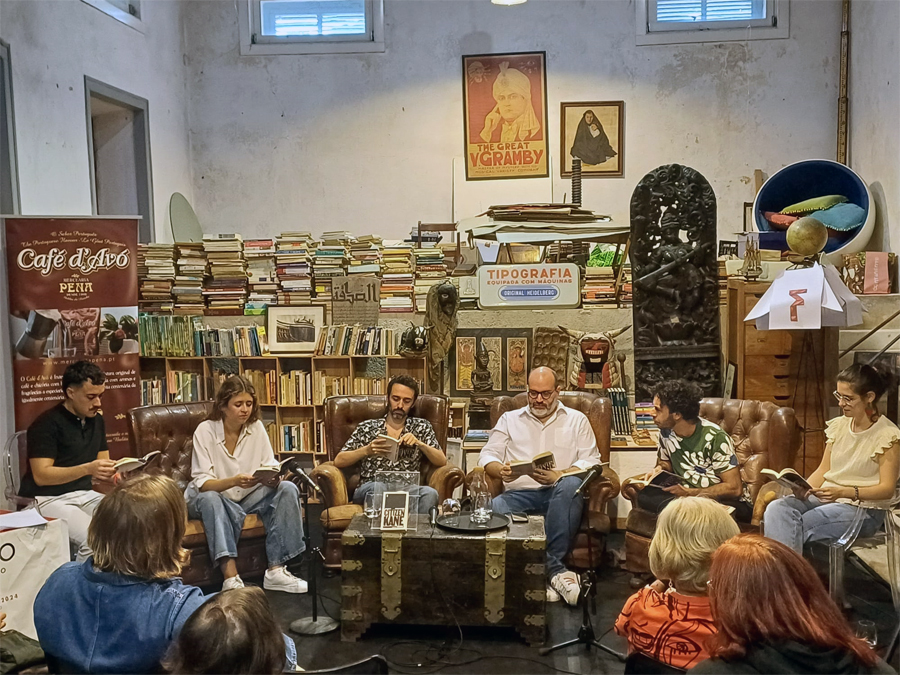 Folio, Folio 2024, Festival Literário Internacional de Óbidos,  Festival Literário Internacional de Óbidos 2024, Deus Me Livro, Frederico Corado, Lauro António, Citizen Kane, Poets and Dragons