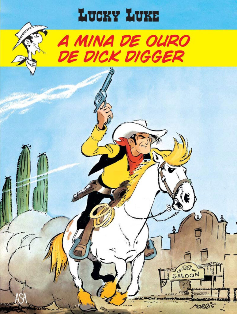 Lucky Luke, Asa, Deus Me Livro, Crítica, A Mina de Ouro de Dick Digger, Morris,