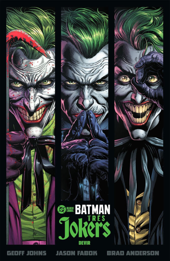 Batman: Três Jokers, Deus Me Livro, Devir, Crítica, Geoff Johns, Jason Fabok, Brad Anderson,