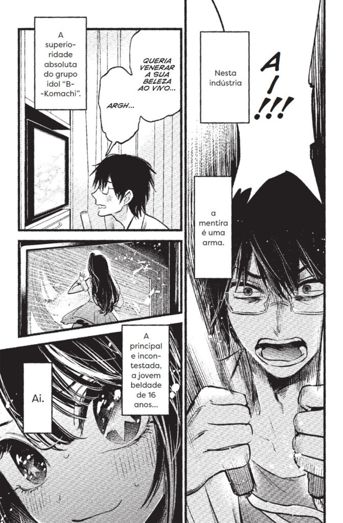 Oshi no Ko, Oshi no Ko 1, Deus Me Livro, Devir, Crítica, Aka Akasaka, Mengo Yokoyari,