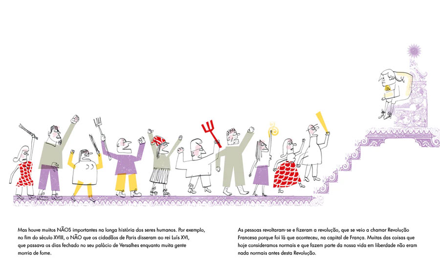 A História do Não, Eléna Lévi,  Serge Bloch, Deus Me Livro, Crítica, Orfeu Negro, 