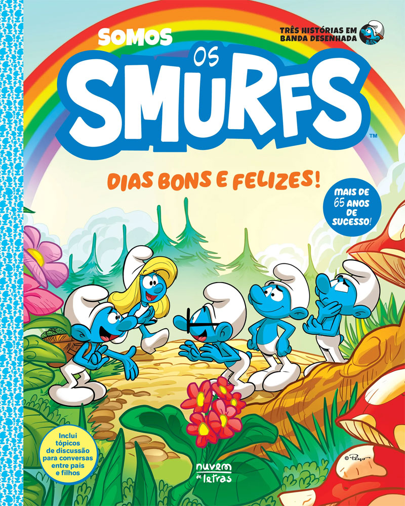 Curtas da Estante, Deus Me Livro, Nuvem de Letras, Smurfs, Juntos Somos Melhores!, Dias Bons e Felizes!, Falzar Culliford, Thierry Culliford,