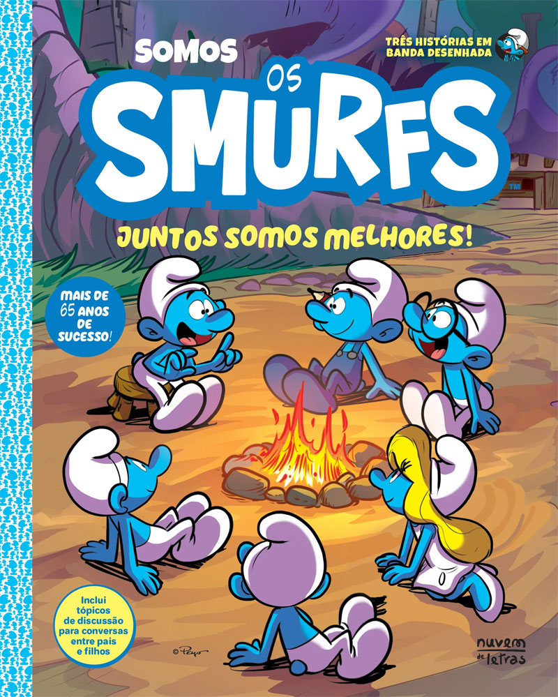 Curtas da Estante, Deus Me Livro, Nuvem de Letras, Smurfs, Juntos Somos Melhores!, Dias Bons e Felizes!, Falzar Culliford, Thierry Culliford,