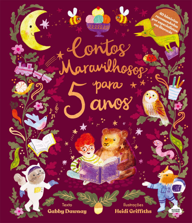 Contos Maravilhosos para 5 Anos, Gabby Dawnay, Heidi Griffiths, Nuvem de Letras, Deus Me Livro, Crítica,