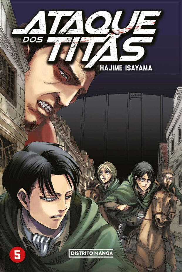 Ataque dos Titãs 5, Ataque dos Titãs, Hajime Isayama, Deus Me Livro, Crítica, Distrito Manga,