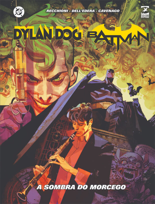 Dylan Dog e Batman: A Sombra do Morcego, Dylan Dog, Batman, Deus Me Livro, Crítica, Recchioni, Dell`Edera, Cavenago, A Seita,