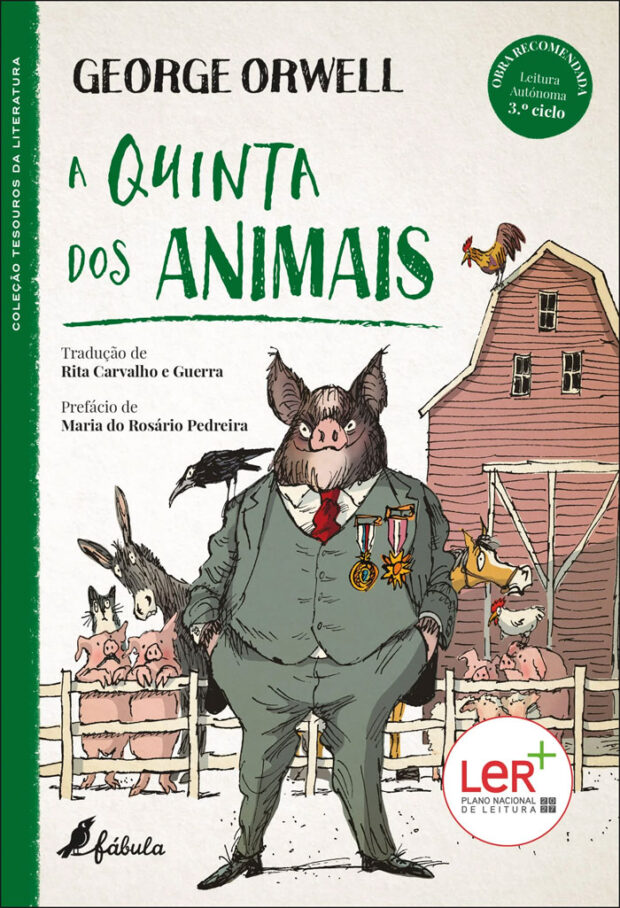 A Quinta dos Animais, George Orwell, Deus Me Livro, Crítica, Tesouros da Literatura, Fábula,