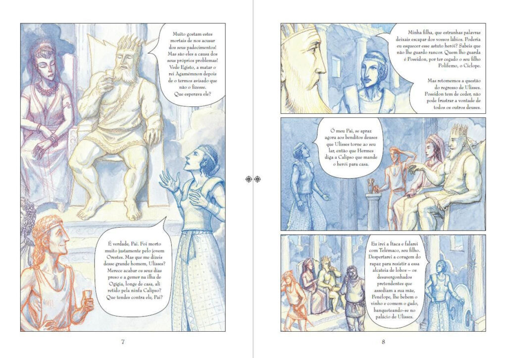 Curtas da Estante, Deus Me Livro, Bertrand, A Odisseia de Homero, Gareth Hinds, 