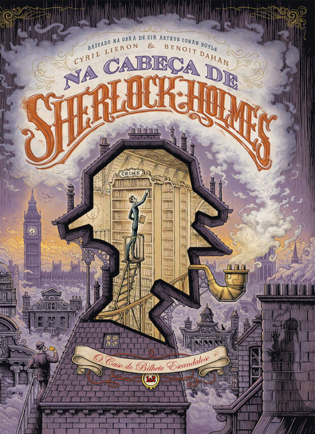 Na Cabeça de Sherlock Holmes, Deus Me Livro, Crítica, Arte de Autor, Cyril Lieron, Benoit Dahan, A Seita,