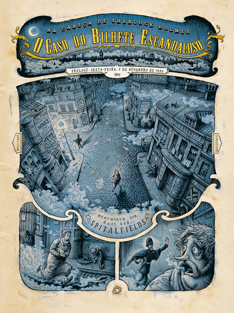 Na Cabeça de Sherlock Holmes, Deus Me Livro, Crítica, Arte de Autor, Cyril Lieron, Benoit Dahan, A Seita,
