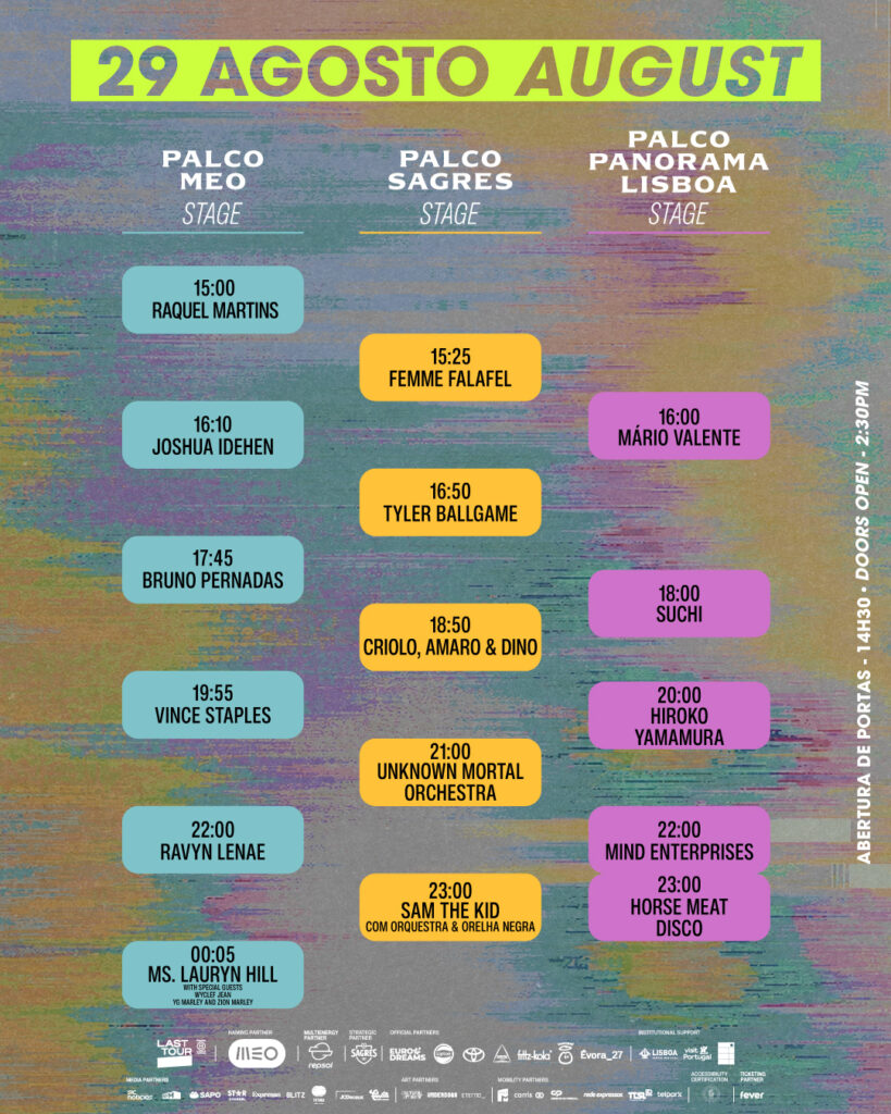 MEO Kalorama, MEO Kalorama 2026, Last Tour, Last Tour Portugal, Deus Me Livro,