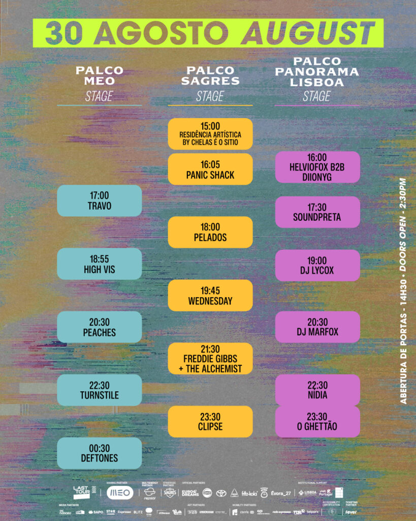 MEO Kalorama, MEO Kalorama 2026, Last Tour, Last Tour Portugal, Deus Me Livro,