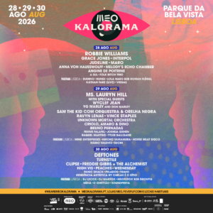 MEO Kalorama, MEO Kalorama 2026, Last Tour, Last Tour Portugal, Deus Me Livro,