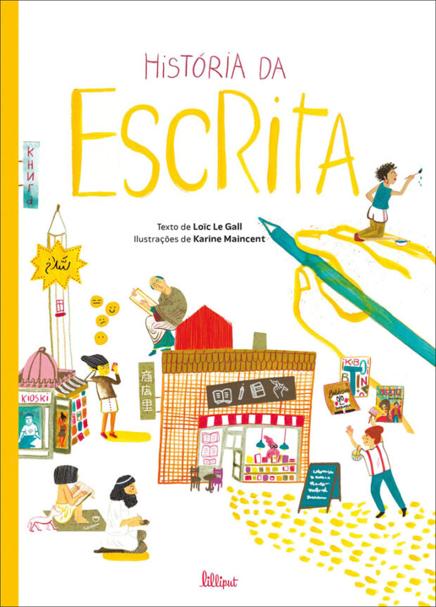 História da Escrita, Nuvem de Letras, Deus Me Livro, Crítica, Löic Le Gall, Karine Maincent,