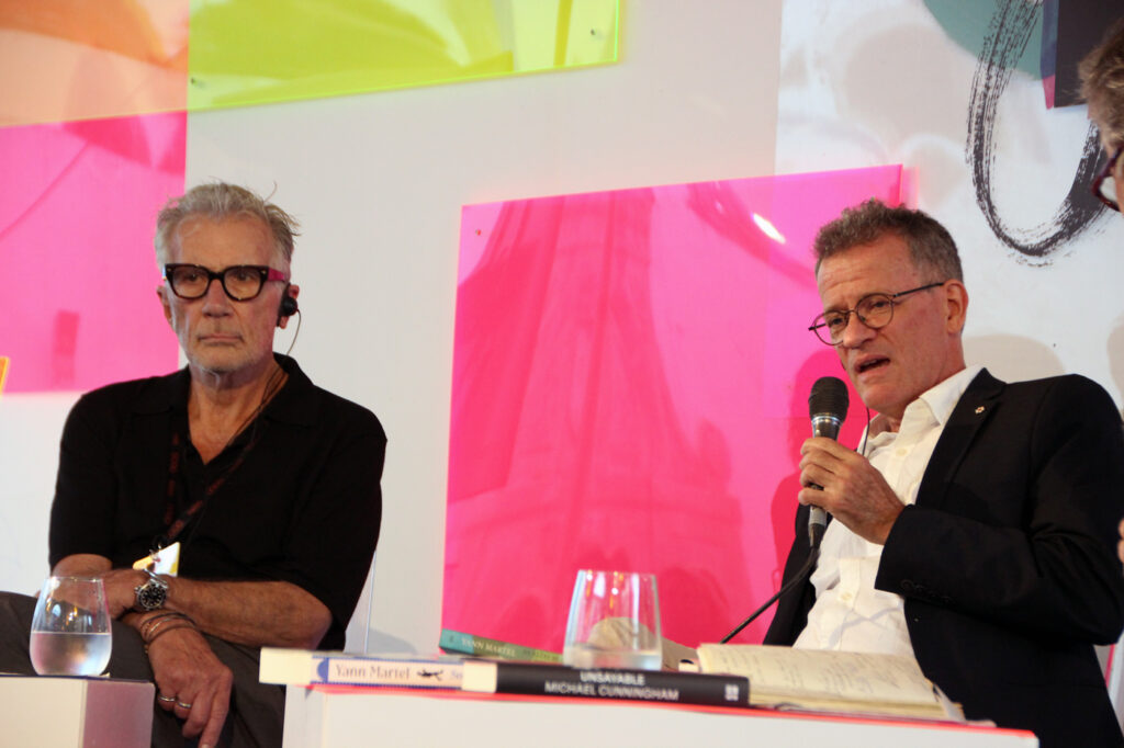 FOLIO, FOLIO 2026, Festival Literário Internacional de Óbidos, Michael Cunningham, Yann Martel, Luís Caetano, Deus Me Livro, Memória, Reportagem,