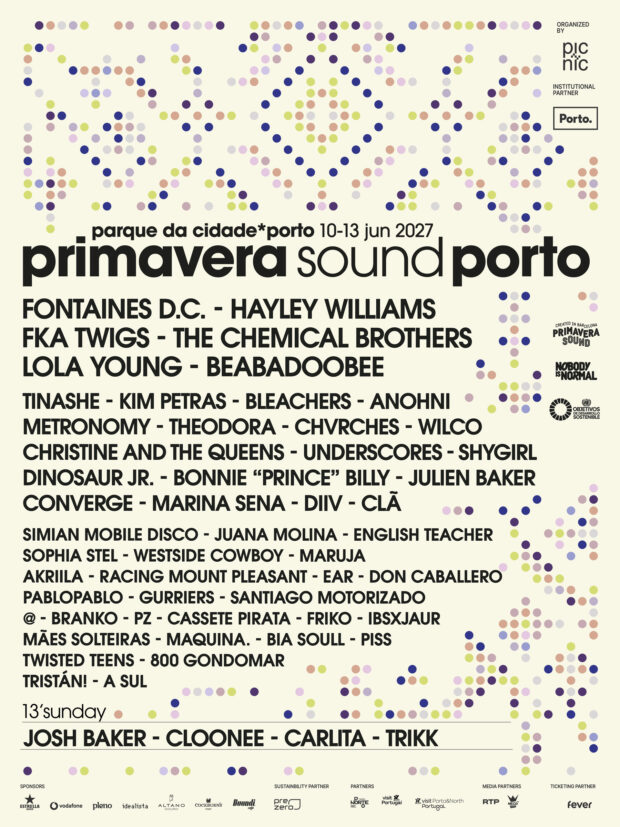 Deus Me Livro, Primavera Sound Porto, Primavera Sound Porto 2027,